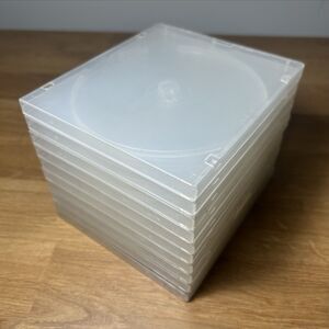 Empty CD Jewel Cases Lot of 25 Standard Size Storage Replacement Rehousing